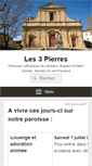 Mobile Screenshot of lestroispierres.org